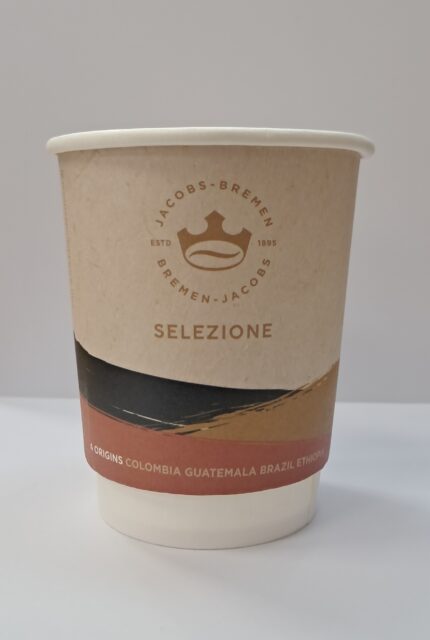 Ποτήρι χαρτ. JACOBS SELEZIONE 8oz (κιβ48 xδεμ 18τεμ)