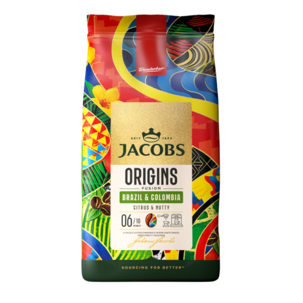 Jacobs Espresso Bra/Col Origins CG 1kg (κιβ 4τεμ)